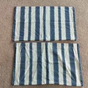 Set of 2 Pottery Barn Lumbar Pillow Covers
